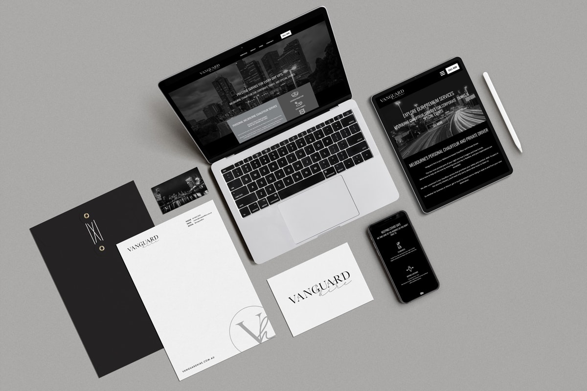 vanguard hire brand design